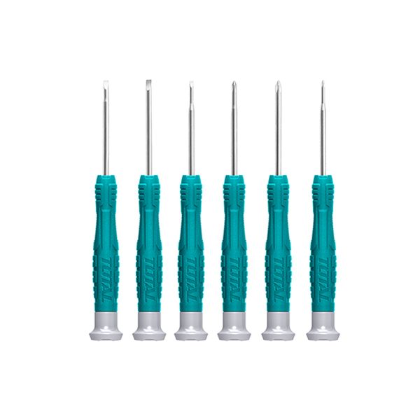 Total Tools Screwdriver Set Precision 6Pcs (2 Sets)