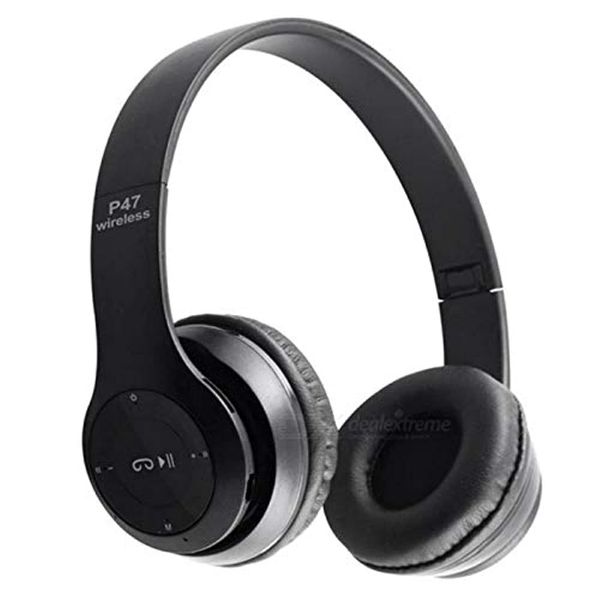 Black Bluetooth Wireless Headsets P47/RKS