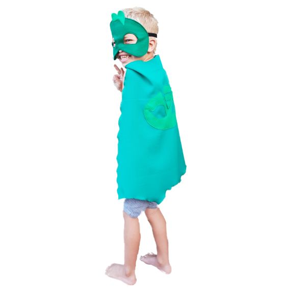 Superhero Cape &amp; Mask - PJ Mask Gecko