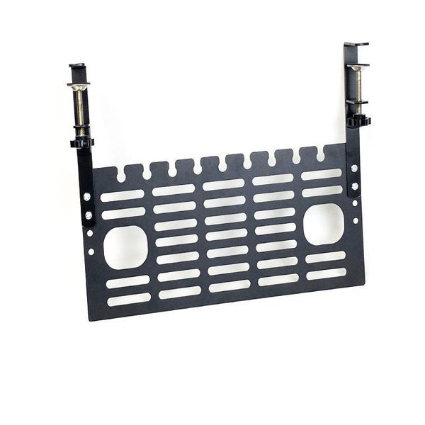 Under Desk Cable Management Organizer Rack - Black