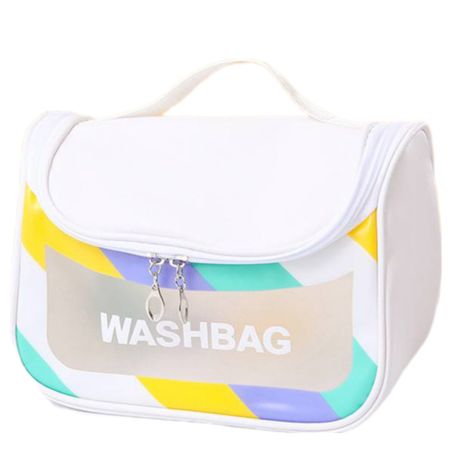 Translucent Waterproof Essential Travel Gym Storage Bag Toiletry Bag Image