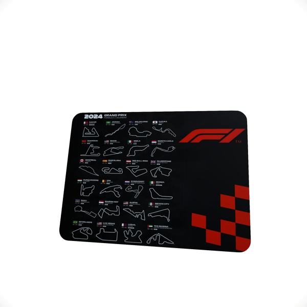 F1 Grand Prix 2024 Tracks - Mouse Pad