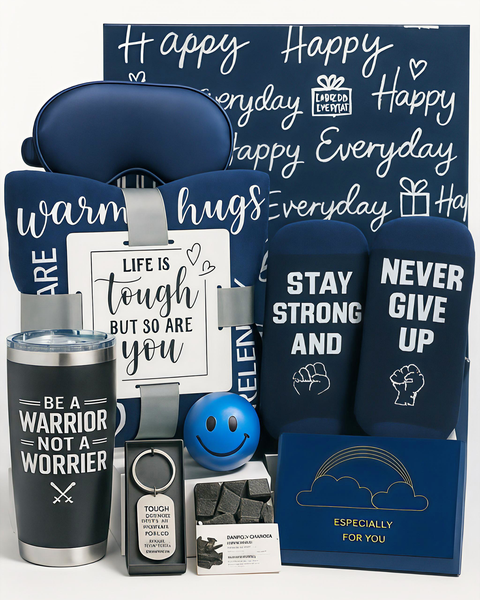 Men Self Care Gift for Him - Birthday Gift Box 9 Pcs