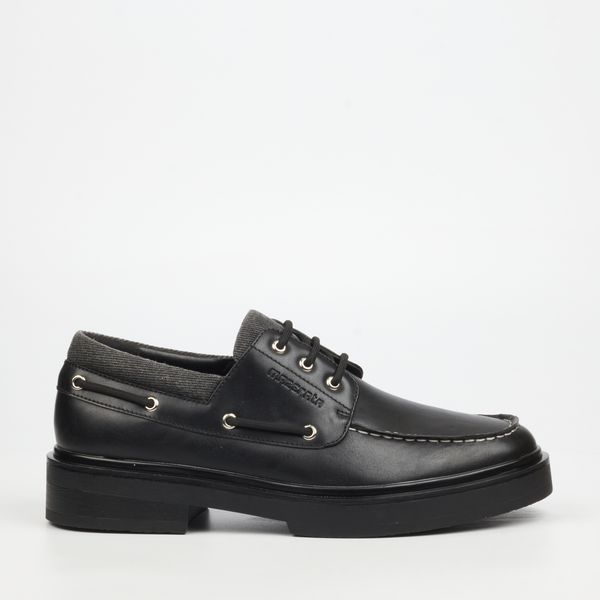 Mazerata Elia 13 Men Faux Wax Shoes - Black