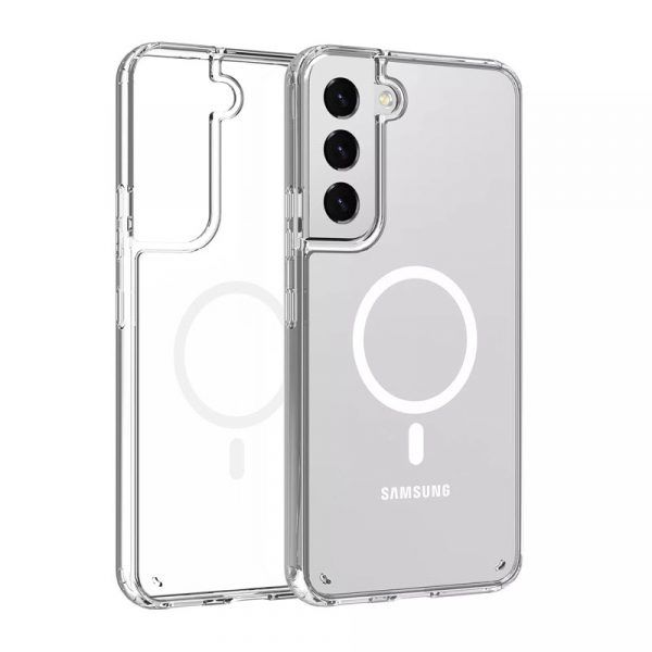 Magsafe Wireless Magnetic Clear Pouch Case for Samsung Galaxy S23 Ultra