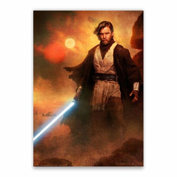 Obi-Wan Kenobi Painting Poster - A1