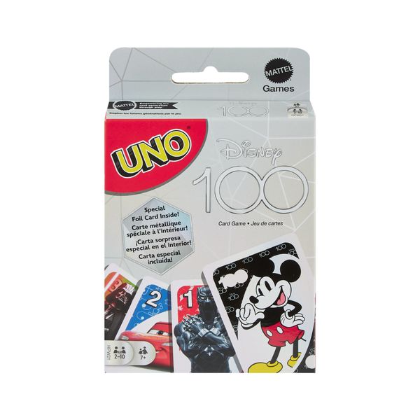 UNO Disney 100year Card Game for Kids, Adults &amp; Family Night