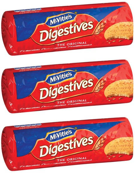 McVities Digestive Biscuits - Original - 400g - 3 Pack