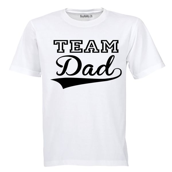 Team Dad - Mens - T-Shirt - White