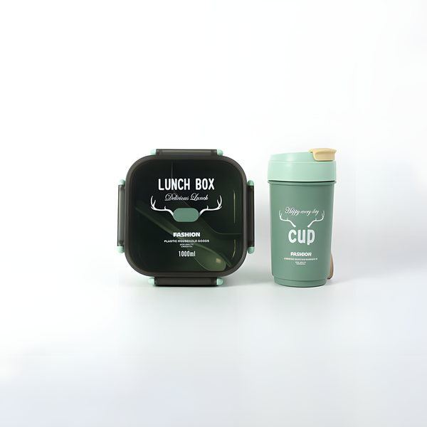 Adorable Lunch box with Drink Bottle