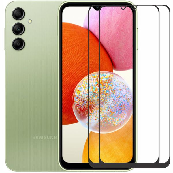 9D Tempered Glass Protector Compatible with Samsung Galaxy A05s Pack of 2