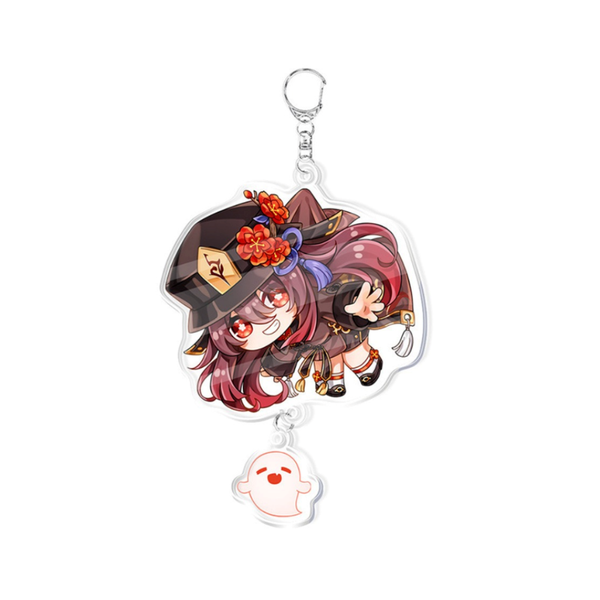 Walnut Character Keyring &amp; Bag Ring - Cute Cartoon Keychain
