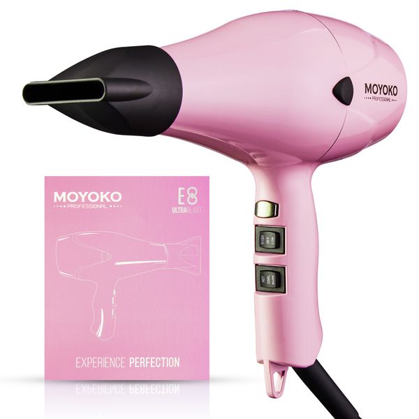 Moyoko E8 UltraBlast Hairdryer - Fast Drying Hair Dryer - 2400W
