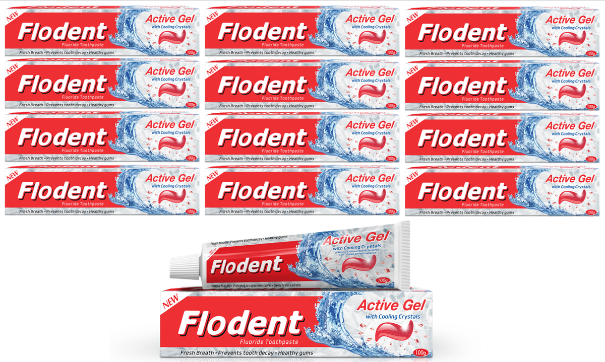 Flodent Active Gel Toothpaste - 100g