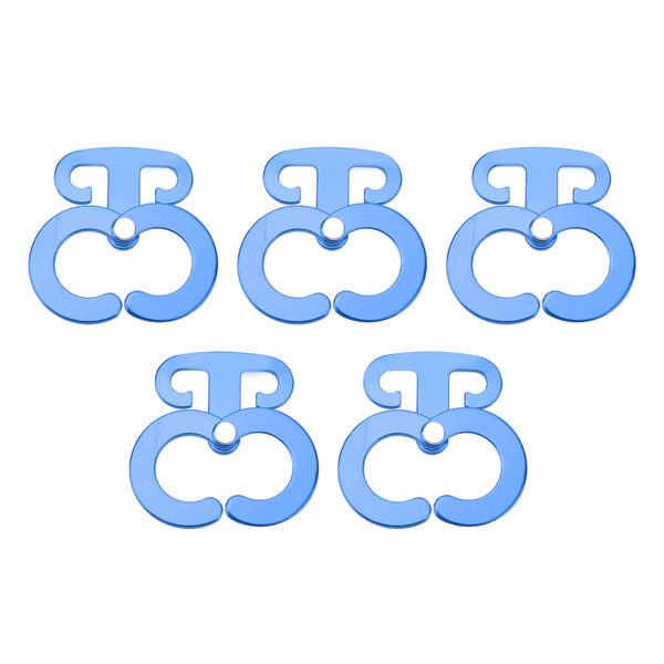 Ultralight T Ring Hooks for Camping Tent Ropes, Self-Locking