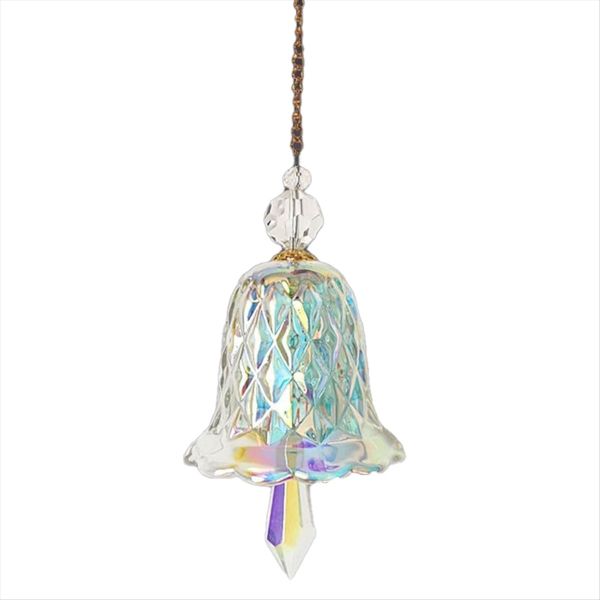 Colored Crystal Bell Ornaments Suncatchers Rainbow Maker Set Of 2