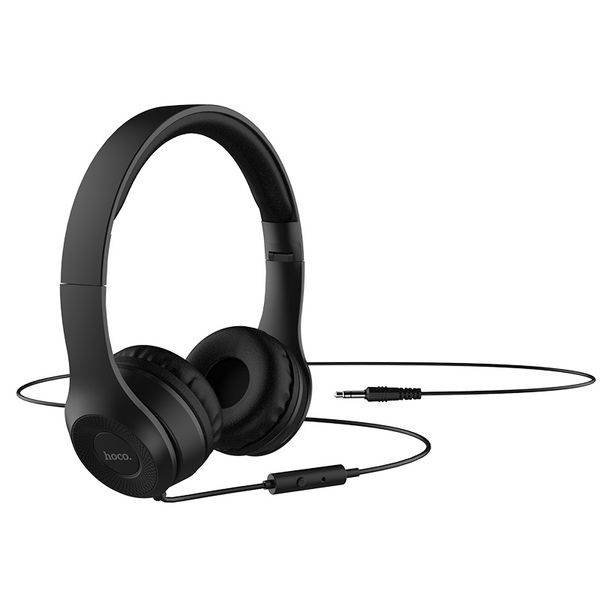 Aux Wired Gaming Headphones with Mic-1.2m Cable-One-Button Control-hoco.W21