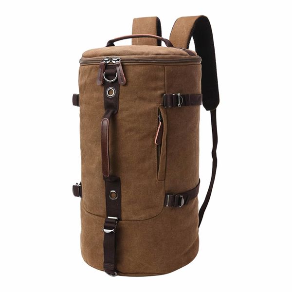 Men's Convertible Travel Duffle Bag Canvas Lightweight Backpack