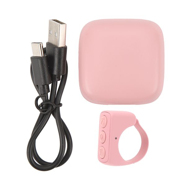 Pink App Scrolling Ring Remote For Smartphones