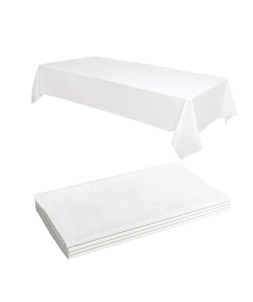 Disposable &amp; Reusable Table Cloths - 137 x 274cm (Pack of 6)