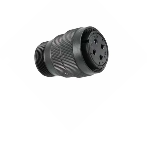 XY3106A-22-22S: MIL-DTL-5015 Cable Plug, 4-Socket #8 Contacts, 46A, 1250V