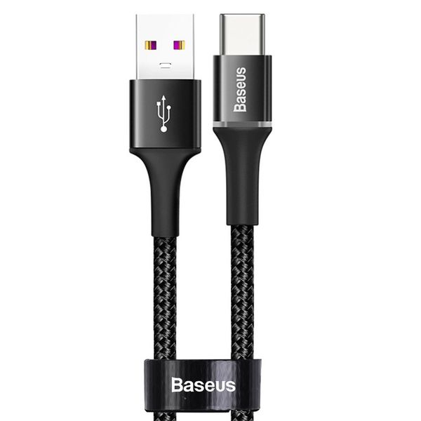 Baseus 5A 40W Halo Colour LED Huawei Flash Charge Type-A to Type-C