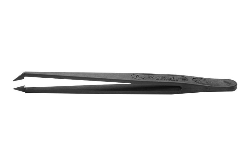Ideal-Tek (708.SV) Tweezer, Component Positioning, ESD, Bent, PVDF