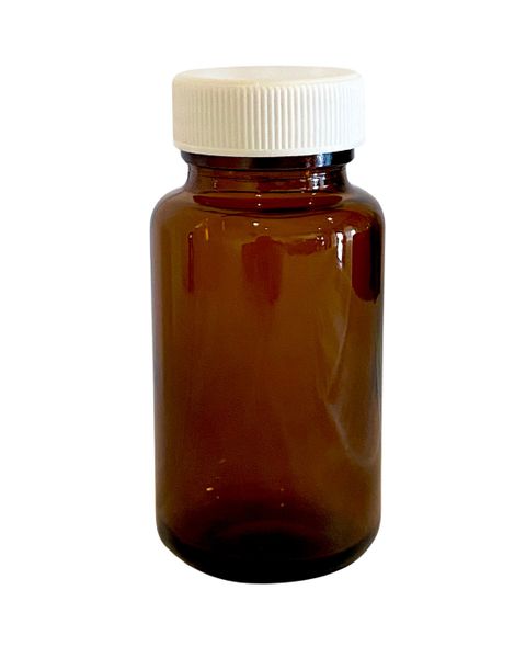 Amber Pills Jar, 125ml - Set Of 6