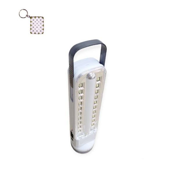 FA-6661 Solar Powered LED Rechargeable Emergency Light And A Keyholder