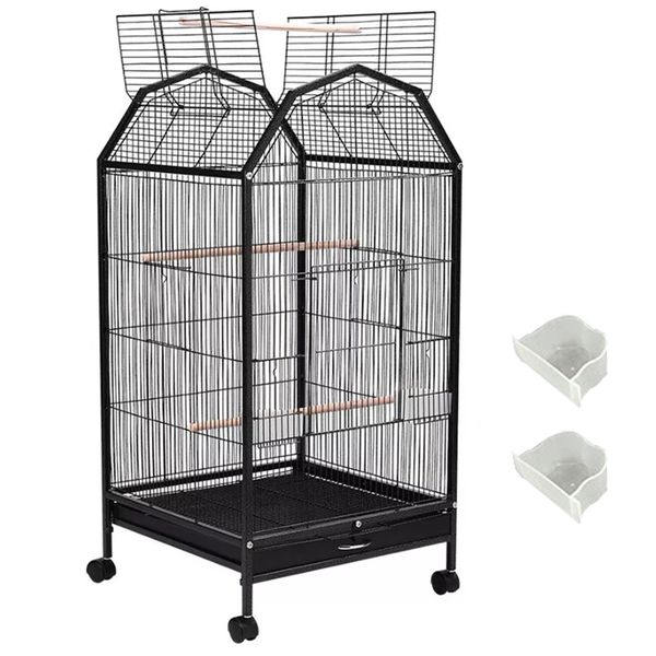Pet Cages Cockatiel Cages, Multi-functional Flock Bird Cages Budgie Cages