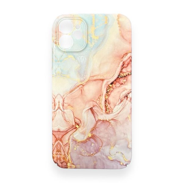 JAY - Peachy Marble Hard Phone Case For iPhone 12 Pro Max