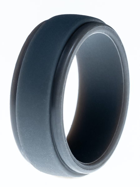 Silicone Ring - Men - Charcoal