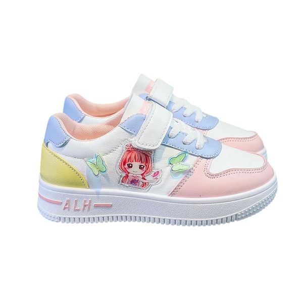 Purple Pastel Butterfly Princess Sneakers for Girls