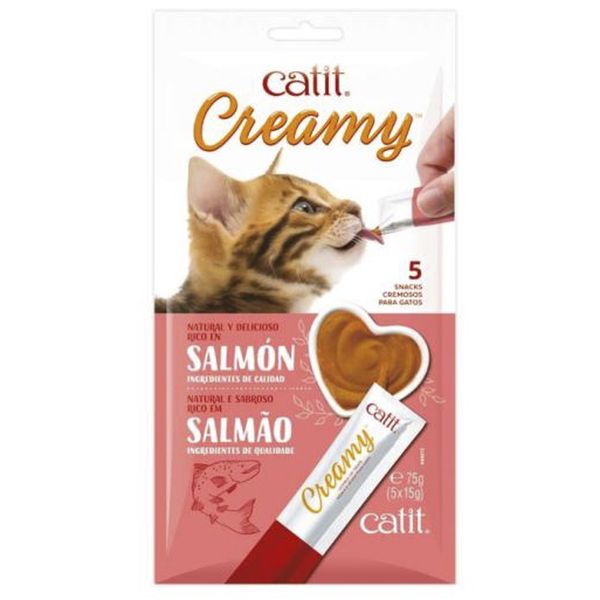 Catit Creamy Salmon Cat Treat 75g
