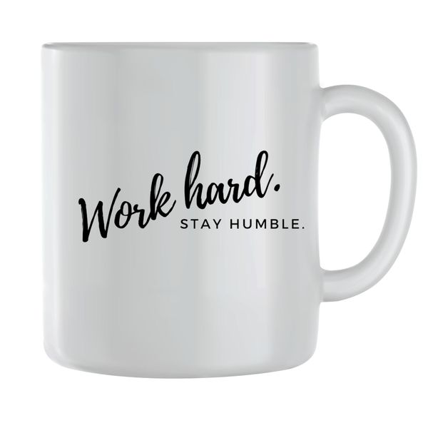 Work hard Coffee Mugs for Men Women Motivational Saying Graphic Cup Gift204