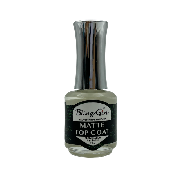 Bling Girl Matte Top Coat Nail Polish 17ml
