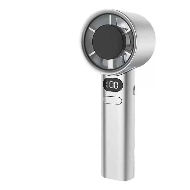 M11-Portable Mini Fan with Digital Display Hand Fan