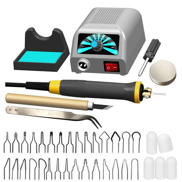 Adjustable Temperature Wood Burner Kit, Pyrography Pen Burning Machine