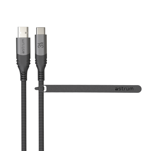 Astrum USB-A to USB-C Cable 15W Fast Charge Braided - VMAC20