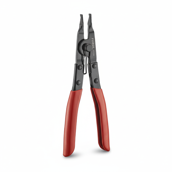 Force 10 Inch Angled Tip Locking Pliers - Durable Chrome Vanadium Steel