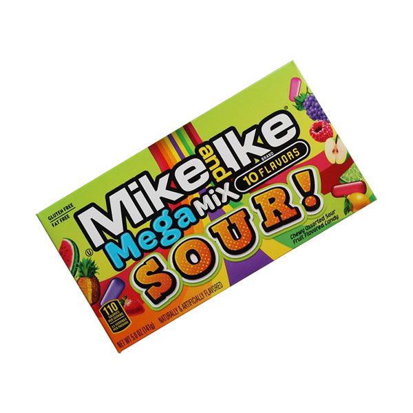 Mike and Ike Mega Mix Sour Box - 2 x 120g