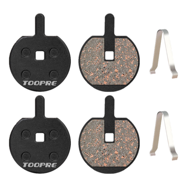 Toopre Bicycle Twin Pack Resin Semi Metal Disc Brake Pads TP-11F