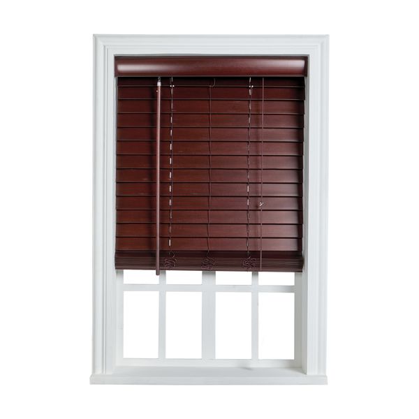 50mm Durawood Ven Blind Mahogany