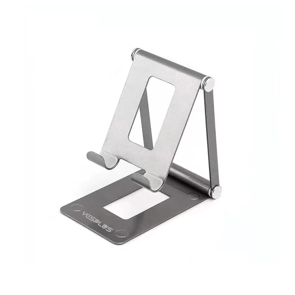 Metal phone and tablet desk stand