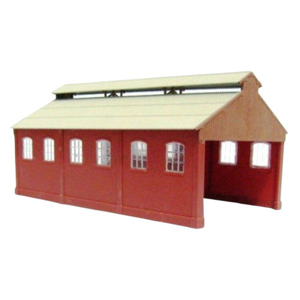 Model Trains : Locomotive Engine House (HO)