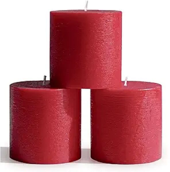 3 Pack Pillar Candles