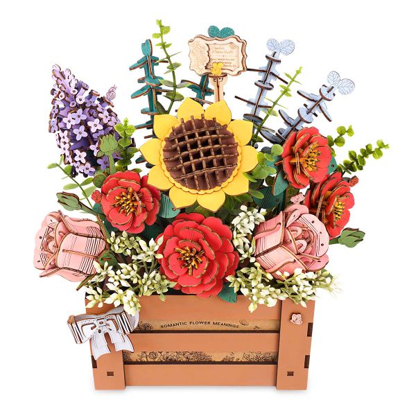 Rowood - Wooden Bloom Box DIY 3D Puzzle