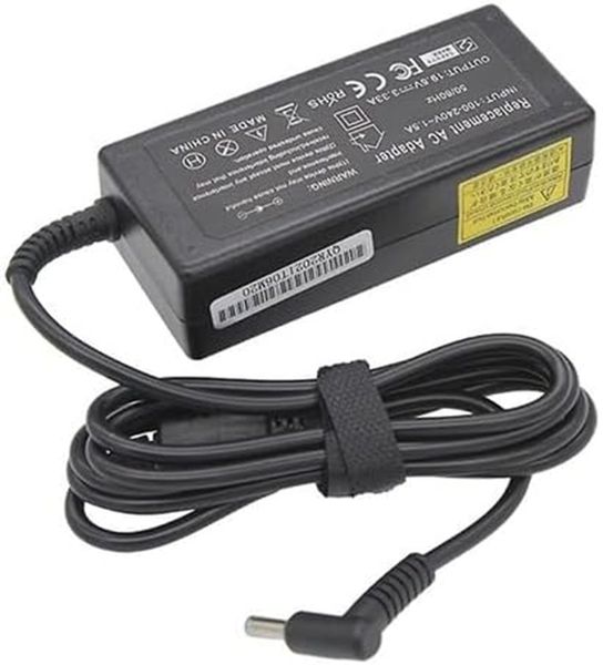 Replacement Laptop Charger Compatible With Acer 65w 19V 3.42A