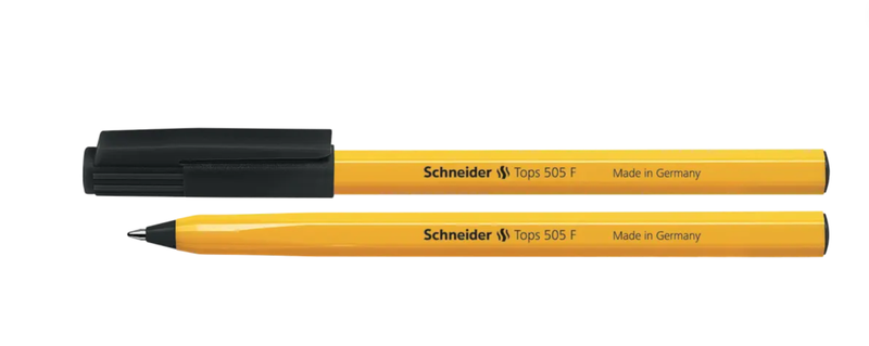 Schneider TOPS505 Ballpoint Pen Fine - Red x 10