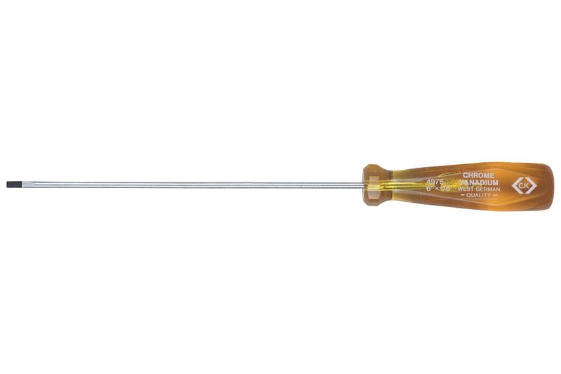 CK Tools (T4975 10) Screwdriver, Slotted, Parallel, 250mm Blade, 4mm Tip